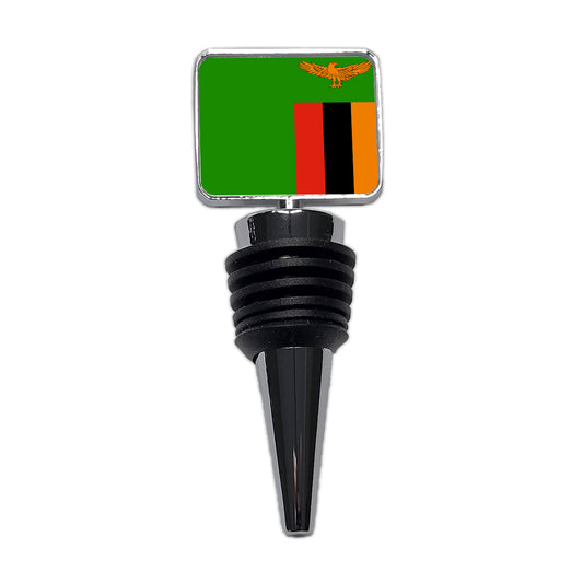 Zambia Country Flag Wine Bottle Stopper