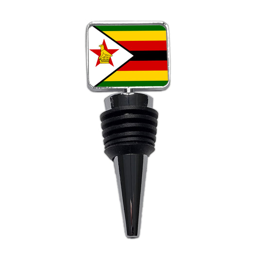 Zimbabwe Country Flag Wine Bottle Stopper