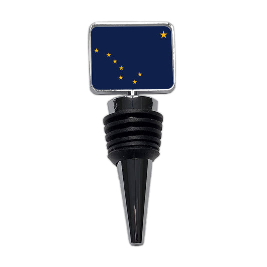 Alaska AK State Flag Wine Bottle Stopper