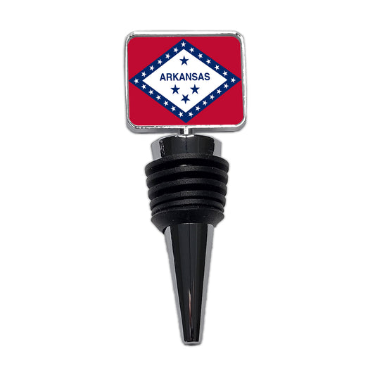 Arkansas AR State Flag Wine Bottle Stopper