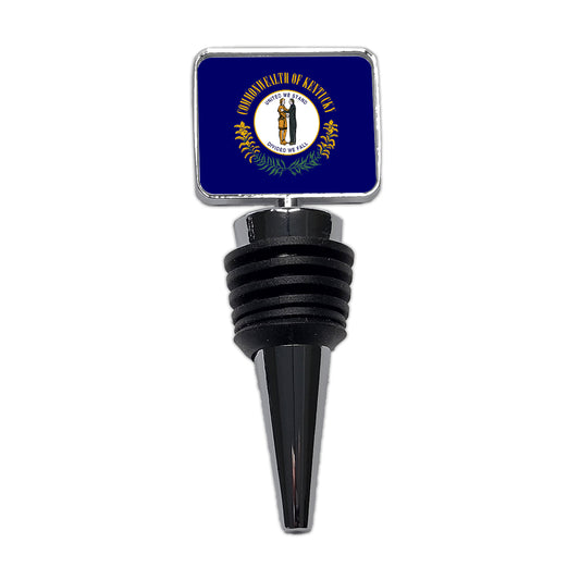 Kentucky KY State Flag Wine Bottle Stopper