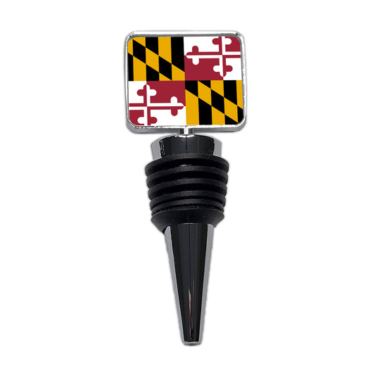 Maryland MD State Flag Wine Bottle Stopper