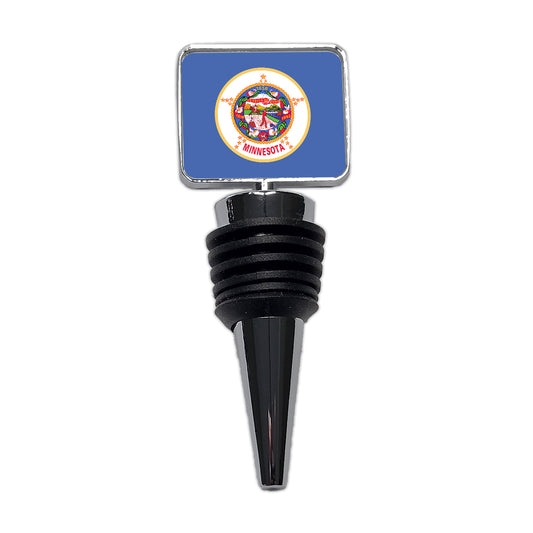 Minnesota MN State Flag Wine Bottle Stopper
