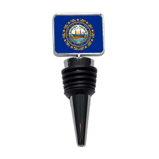 New Hampshire NH State Flag Wine Bottle Stopper