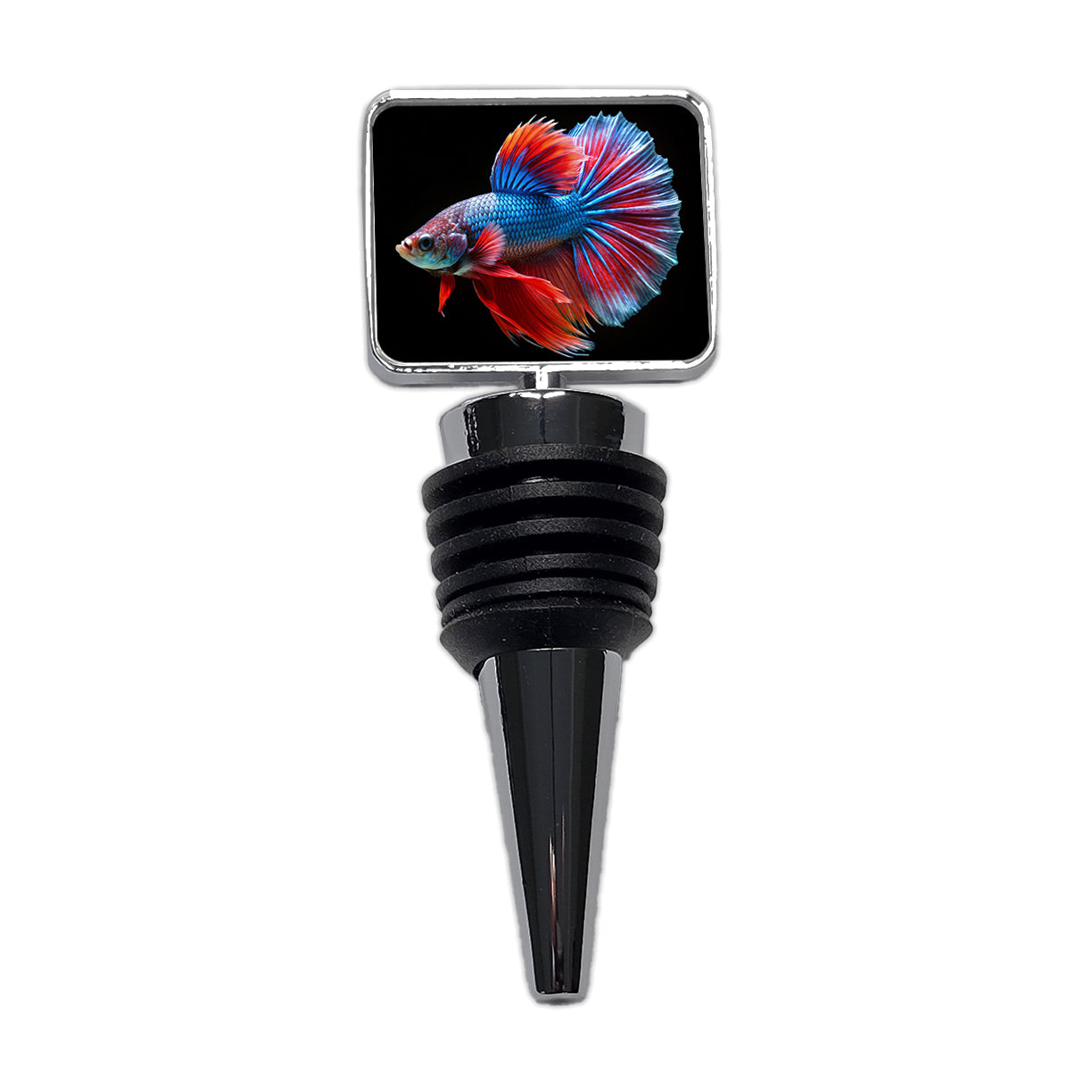Betta Siamese Fighting Fish Wine Bottle Stopper