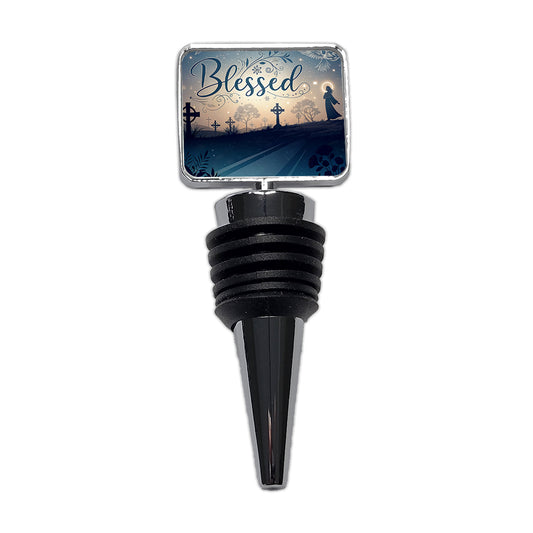 Blessed Religious Crosses Wine Bottle Stopper