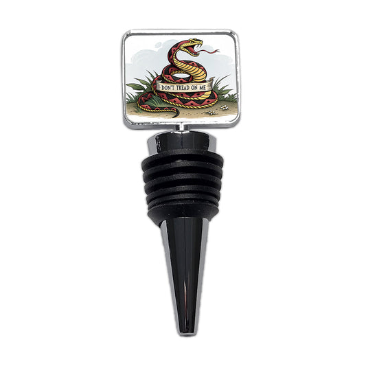 Don't Tread On Me Snake Wine Bottle Stopper