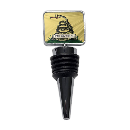Gadsden Flag Don't Tread On Me Flag Wine Bottle Stopper
