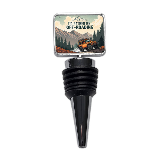 I'd Rather Be Off-Roading 4x4 Wine Bottle Stopper