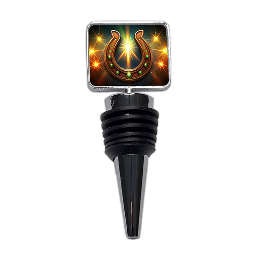 The Lucky Horseshoe Wine Bottle Stopper