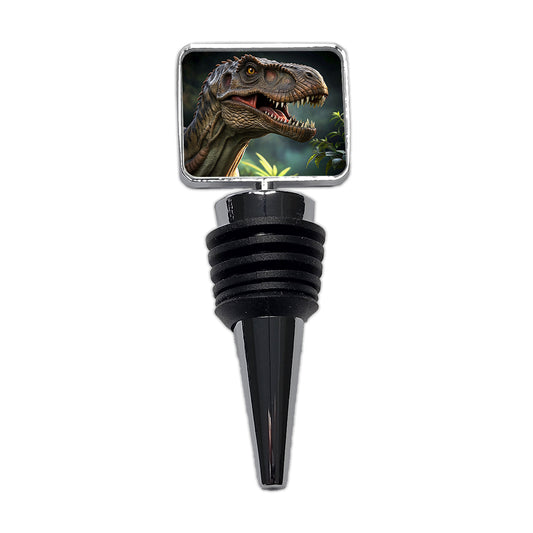 Tyrannosaurus T-Rex Dinosaur Head Wine Bottle Stopper