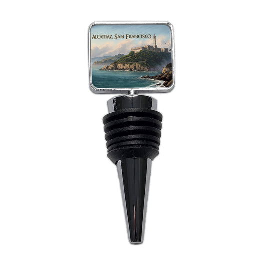 Alcatraz Prison Island San Francisco Wine Bottle Stopper