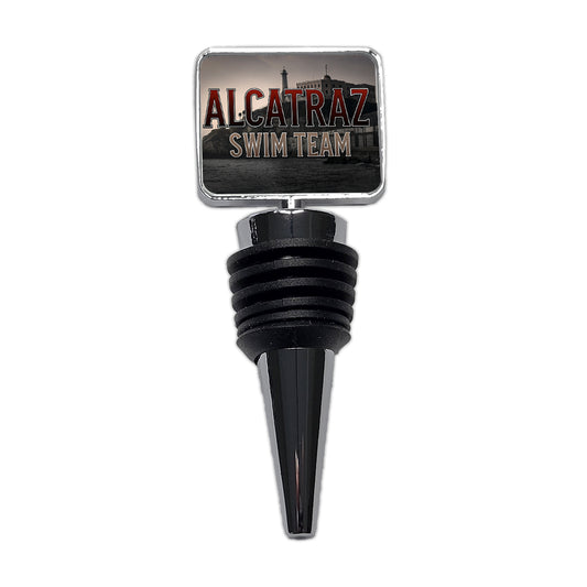 Alcatraz Prison Swim Team Funny Wine Bottle Stopper