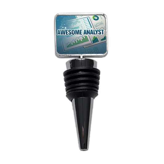Awesome Analyst Reporting Inspirational Wine Bottle Stopper