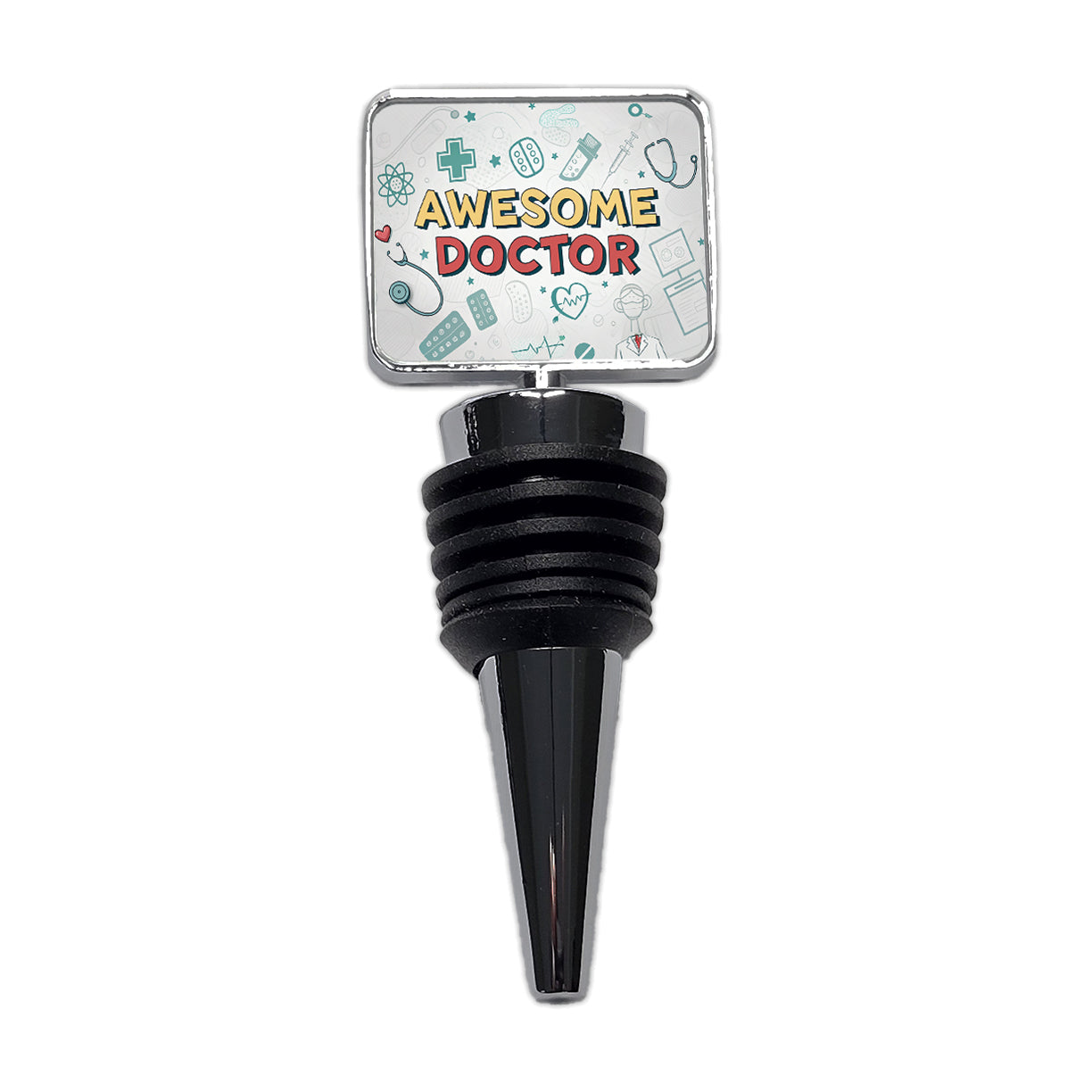 Awesome Doctor MD Inspirational Wine Bottle Stopper