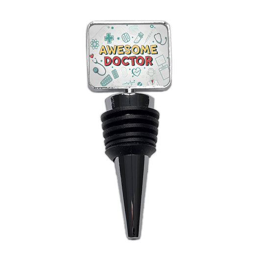 Awesome Doctor MD Inspirational Wine Bottle Stopper