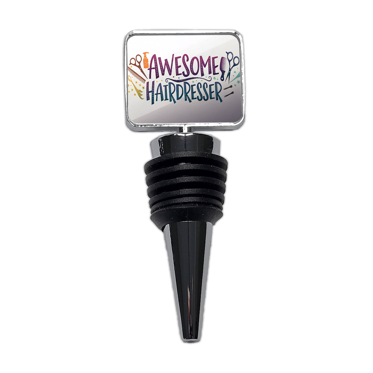 Awesome Hairdresser Inspirational Wine Bottle Stopper