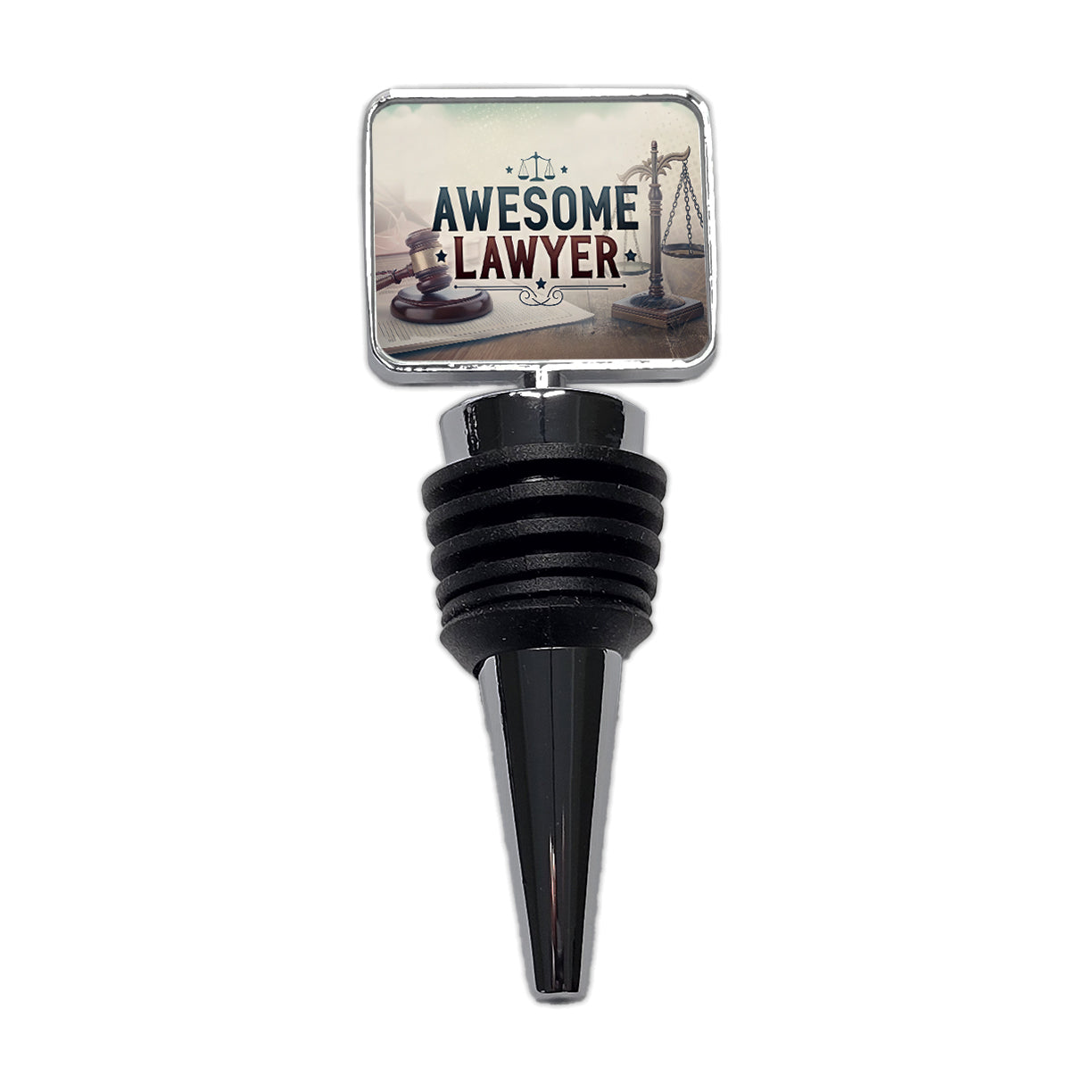 Awesome Lawyer Inspirational Scales of Justice Wine Bottle Stopper