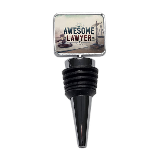 Awesome Lawyer Inspirational Scales of Justice Wine Bottle Stopper