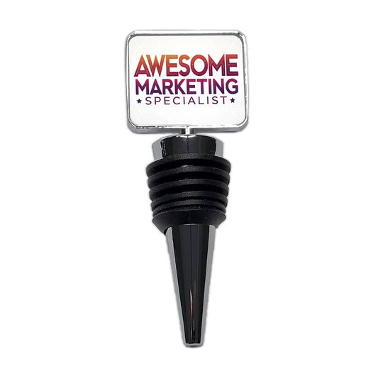 Awesome Marketing Specialist Inspirational Wine Bottle Stopper