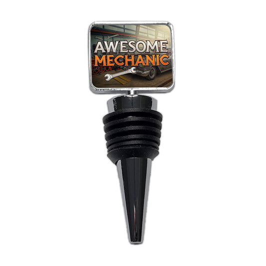 Awesome Mechanic Automotive Garage Inspirational Wine Bottle Stopper