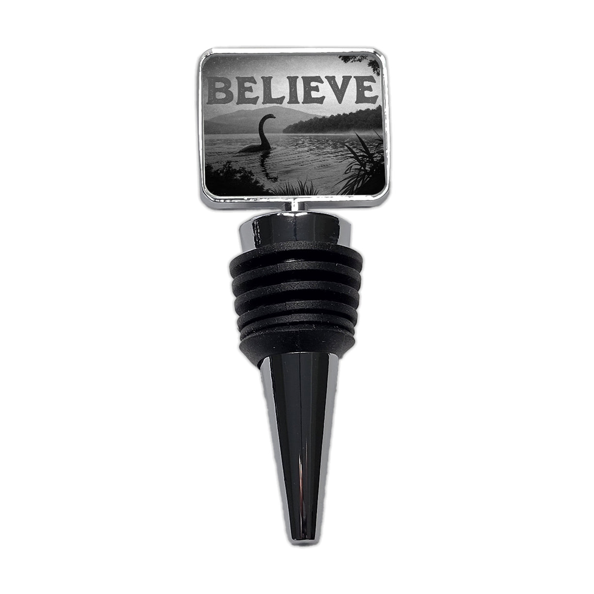 Believe Loch Ness Monster Fantasy Creatures Wine Bottle Stopper