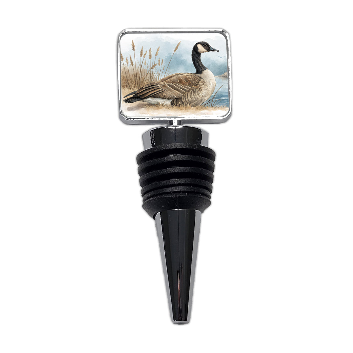 Canada Canadian Goose Illustration Wine Bottle Stopper
