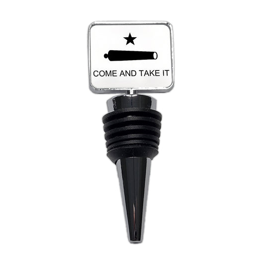 Come And Take It Revolution Texas Cannon Flag Wine Bottle Stopper