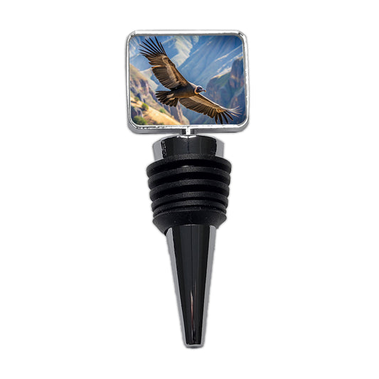 Condor In Flight Photo Wine Bottle Stopper