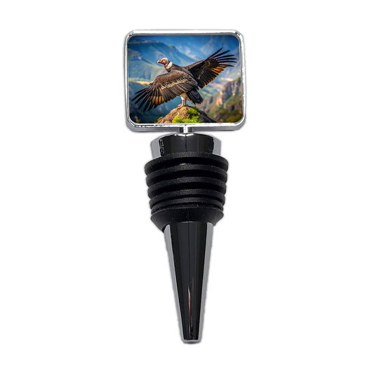 Condor on Mountain Top Wine Bottle Stopper