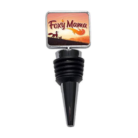 Foxy Mama Hot Fox Fire Funny Wine Bottle Stopper