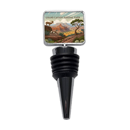 Grand Canyon National Park Animals Wine Bottle Stopper