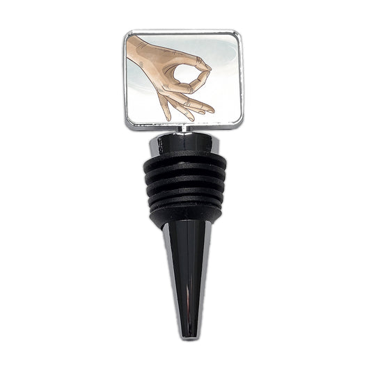 Hand Forming The Circle Game Wine Bottle Stopper