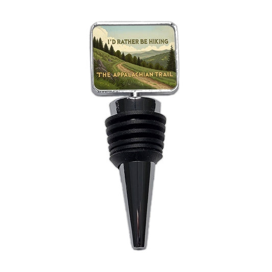 I'd Rather Be Hiking The Appalachian Trail Wine Bottle Stopper