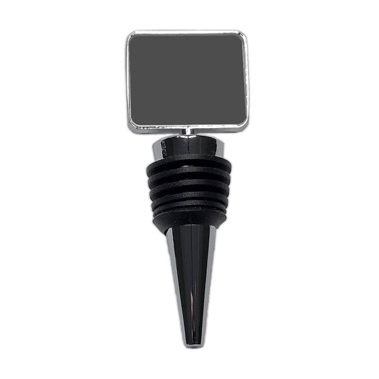 It's Just a Solid Gray Color Wine Bottle Stopper