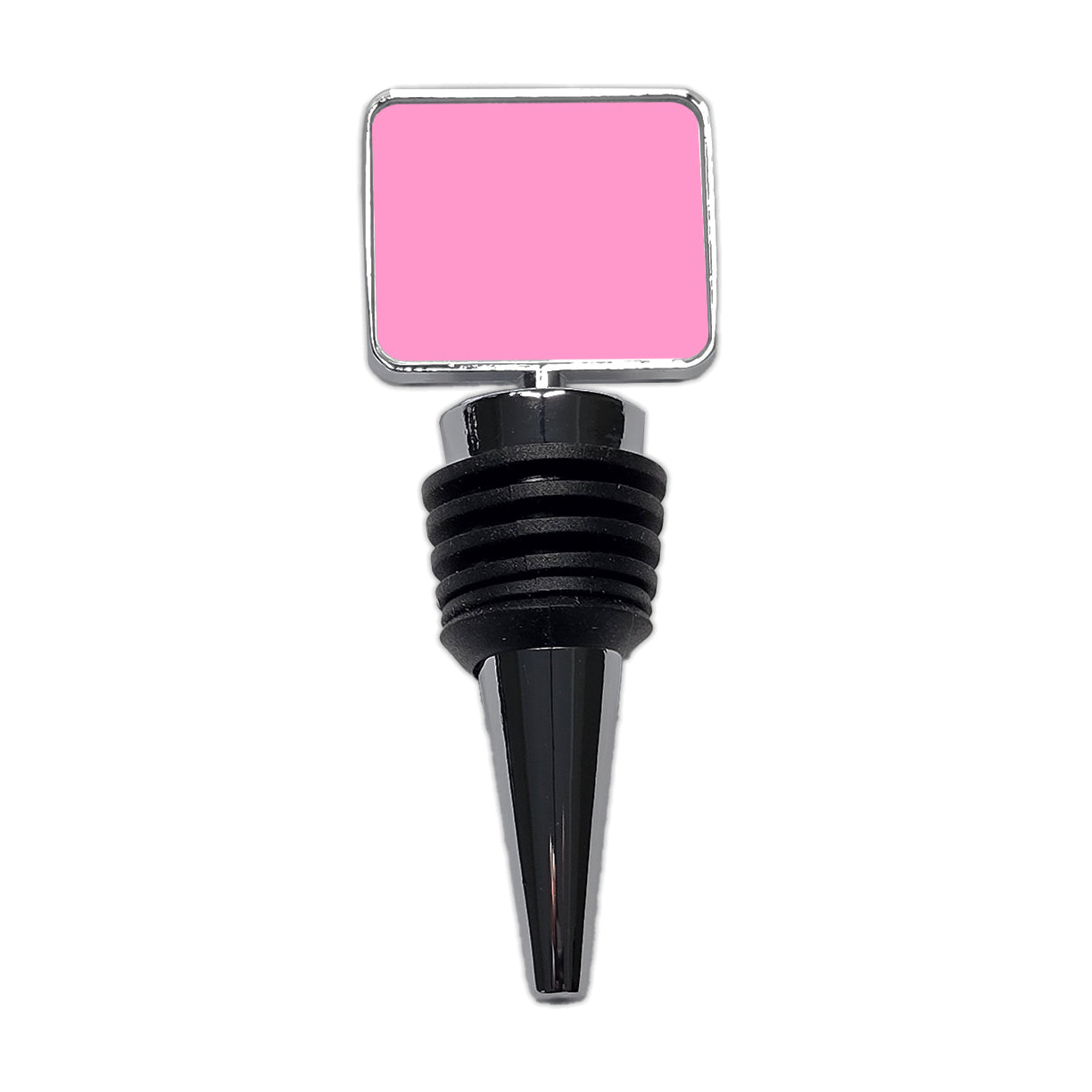 It's Just a Solid Pink Color Wine Bottle Stopper