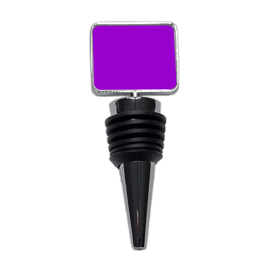 It's Just a Solid Purple Color Wine Bottle Stopper