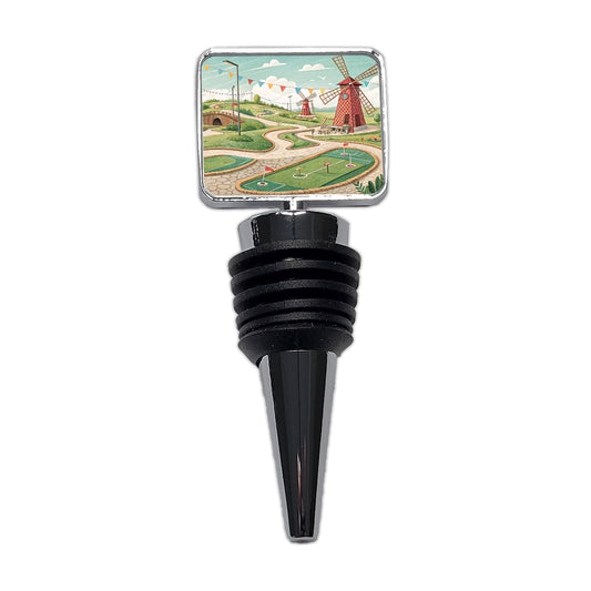 Miniature Golf Course Wine Bottle Stopper