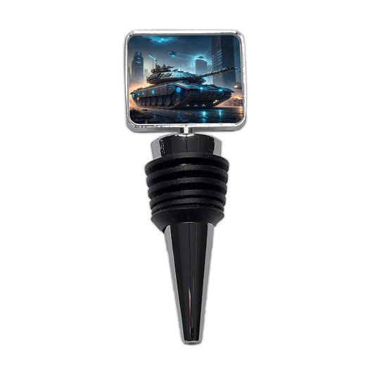 Sci-Fi Tank Urban Warfare Wine Bottle Stopper