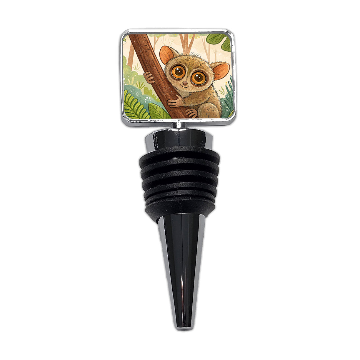 Tarsier Children's Illustration Style Wine Bottle Stopper