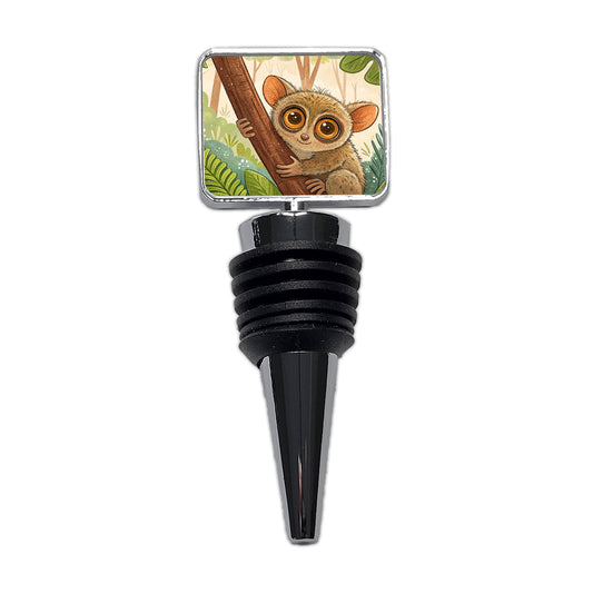 Tarsier Children's Illustration Style Wine Bottle Stopper
