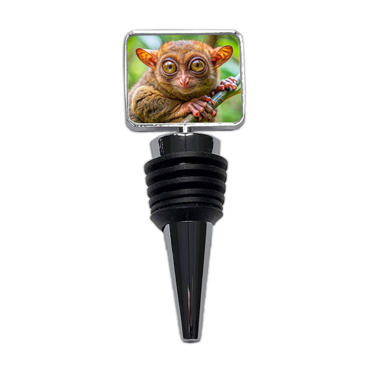Tarsier Photograph Wine Bottle Stopper