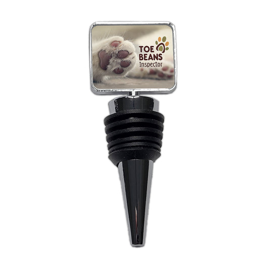 Toe Beans Inspector Cat Paw Funny Wine Bottle Stopper