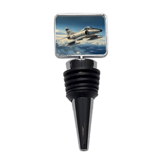 A-4 Skyhawk In Flight US Navy Vietnam Era Attack Aircraft Wine Bottle Stopper