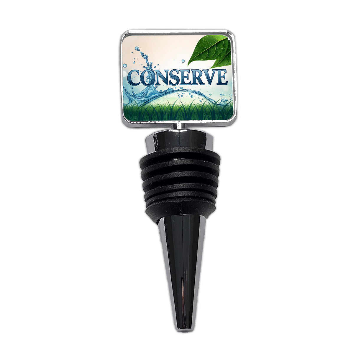 Conserve Water Recycle Conservation Wine Bottle Stopper