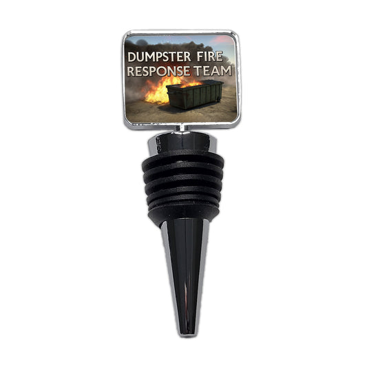 Dumpster Fire Response Team Funny Wine Bottle Stopper