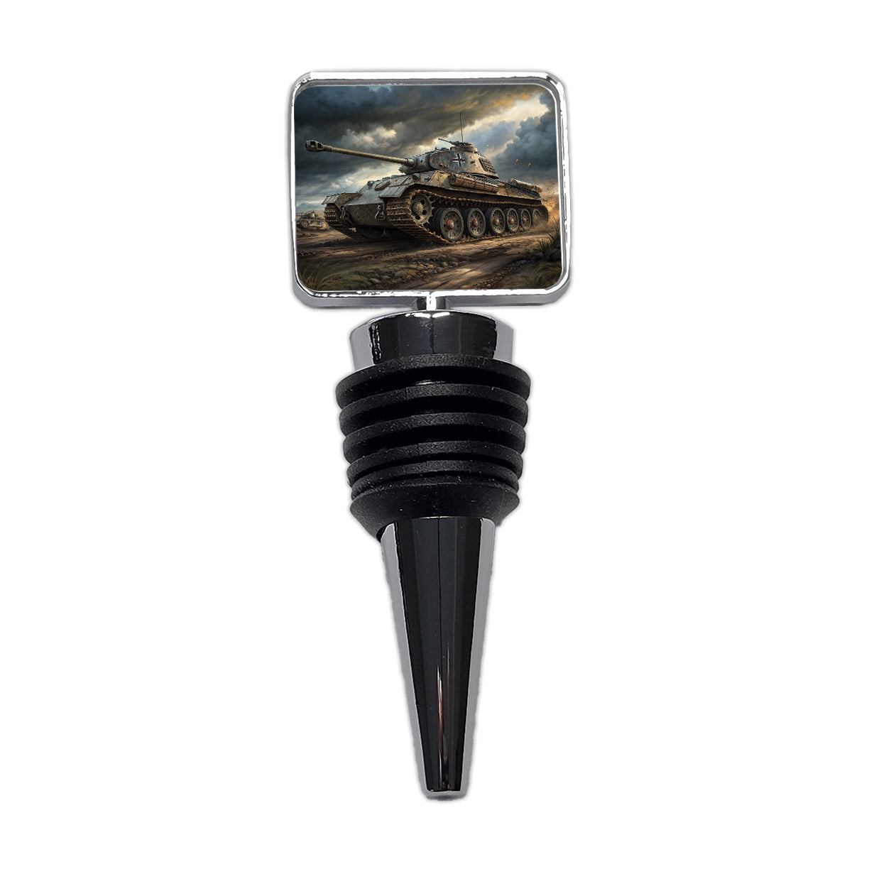 German Panther WWII Tank Wine Bottle Stopper
