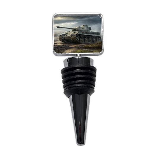 German Tiger WWII Tank Wine Bottle Stopper