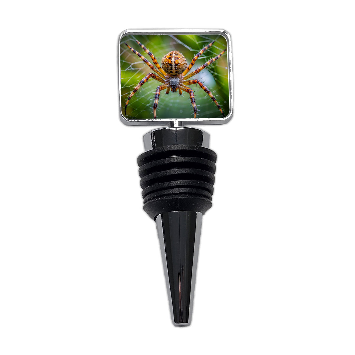 Orb Weaver Spider Wine Bottle Stopper