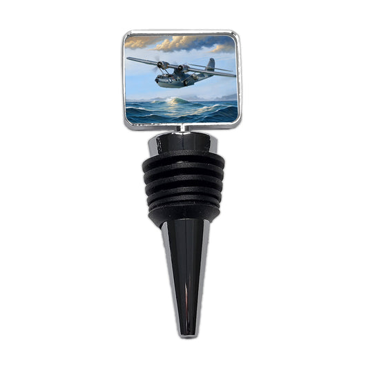 PBY Catalina Seaplane United States Navy Search Rescue WWII Wine Bottle Stopper